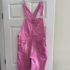 We The Free Pink Overalls size medium